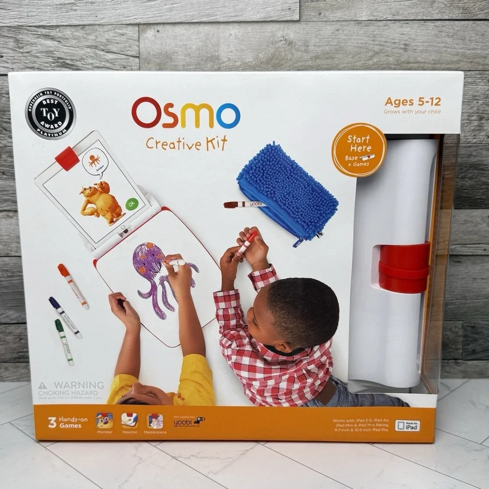 Osmo - Creative Starter Kit for iPad in box drawing game  With Yoobi
